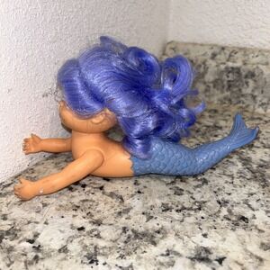 HTF Toys N Things TNT 1990's Mermaid Princess Bathtime Doll Vintage‎ Blue D1